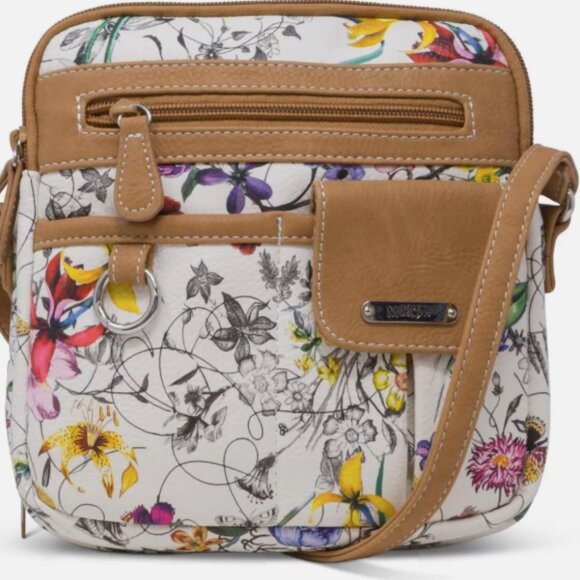 Multi Sac North South Zip Around Crossbody Bag Vienna/Hazelnut - Picture 1 of 9